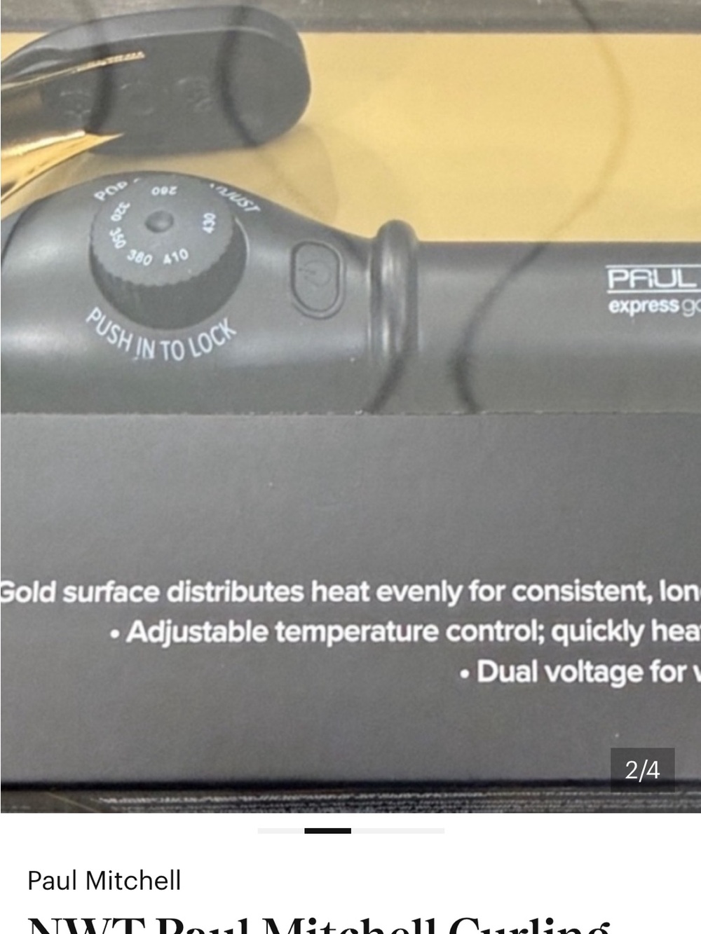 NWT Paul Mitchell 1” Curling Iron - Picture 4 of 4